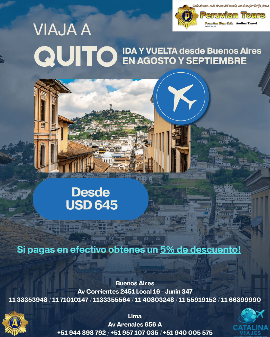 Vuelo a Quito